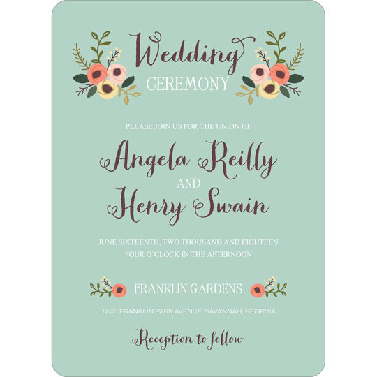 Botanical Bouquet Invitations